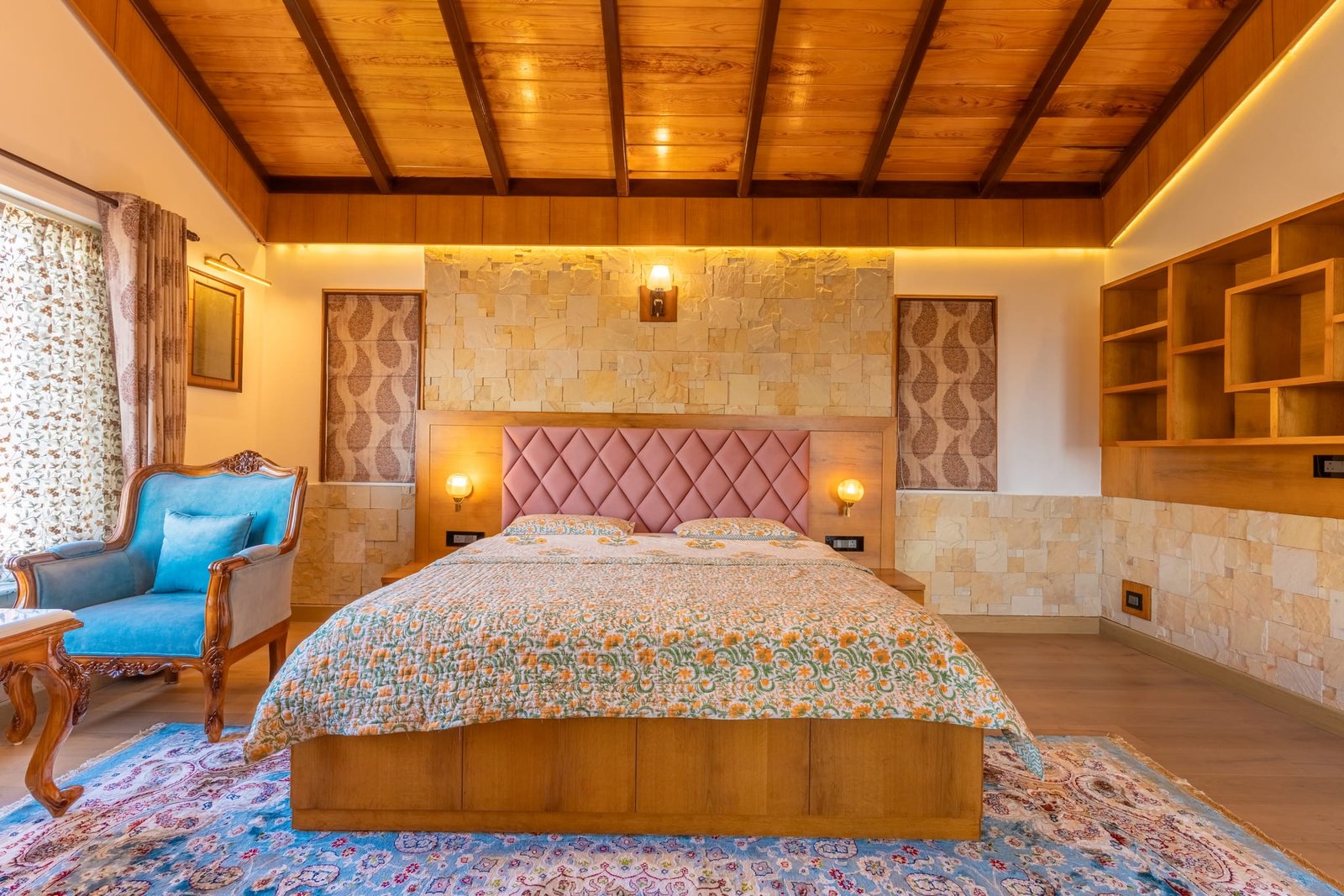 Mountain window perspective from The Himalayan Suite bedroom